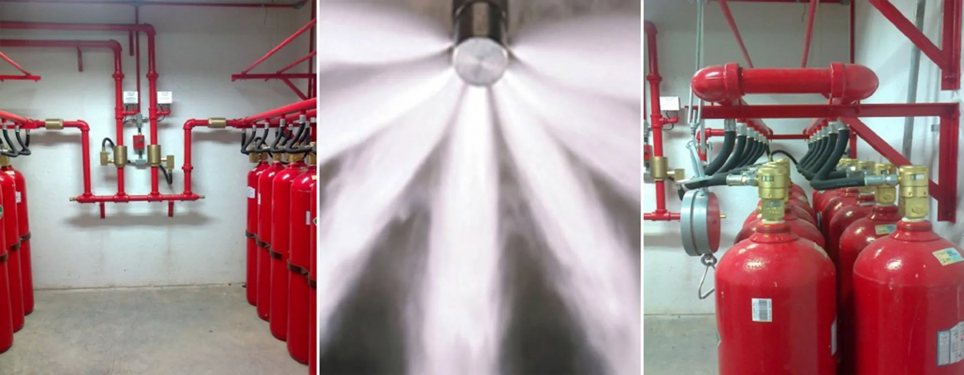 Página de produto: Sistema De Combate A Incêndio Por Gás